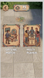 Rubber Band Throw Mode Select screen